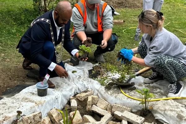 African Advocacy Network Stone laying